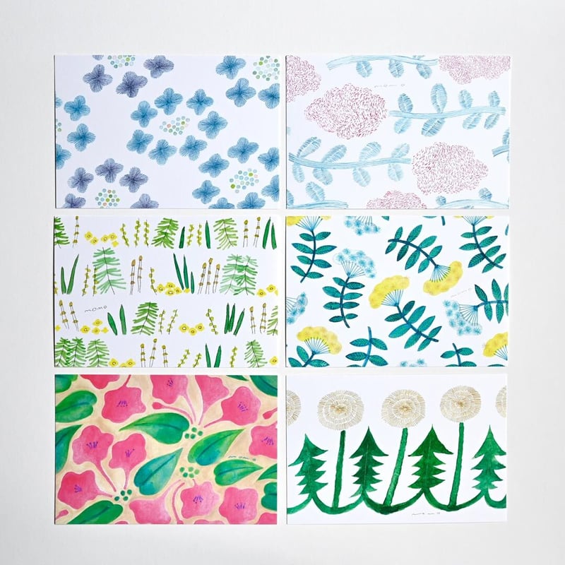 totoganashi ポストカード6種類 | ドライフラワーと、うつわと