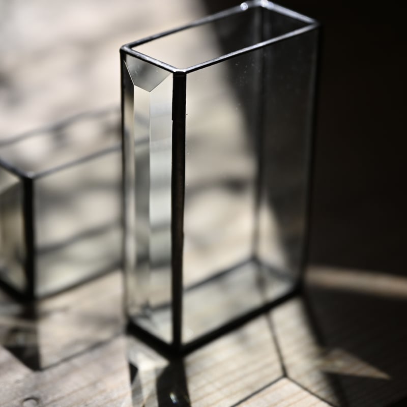 プリズムステンドグラスフラワーベースM・Glass&Art MOMO