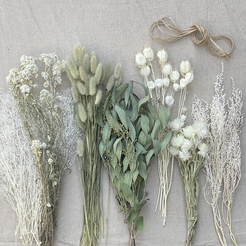 おまかせドライフラワー花材セット (3種からお選びください おまかせドライフラワー花材セット (3種からお選びください