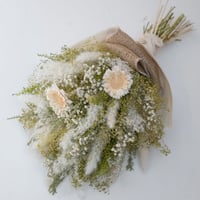 オレンジ系ドライフラワースワッグ | ドライフラワーと、うつわ