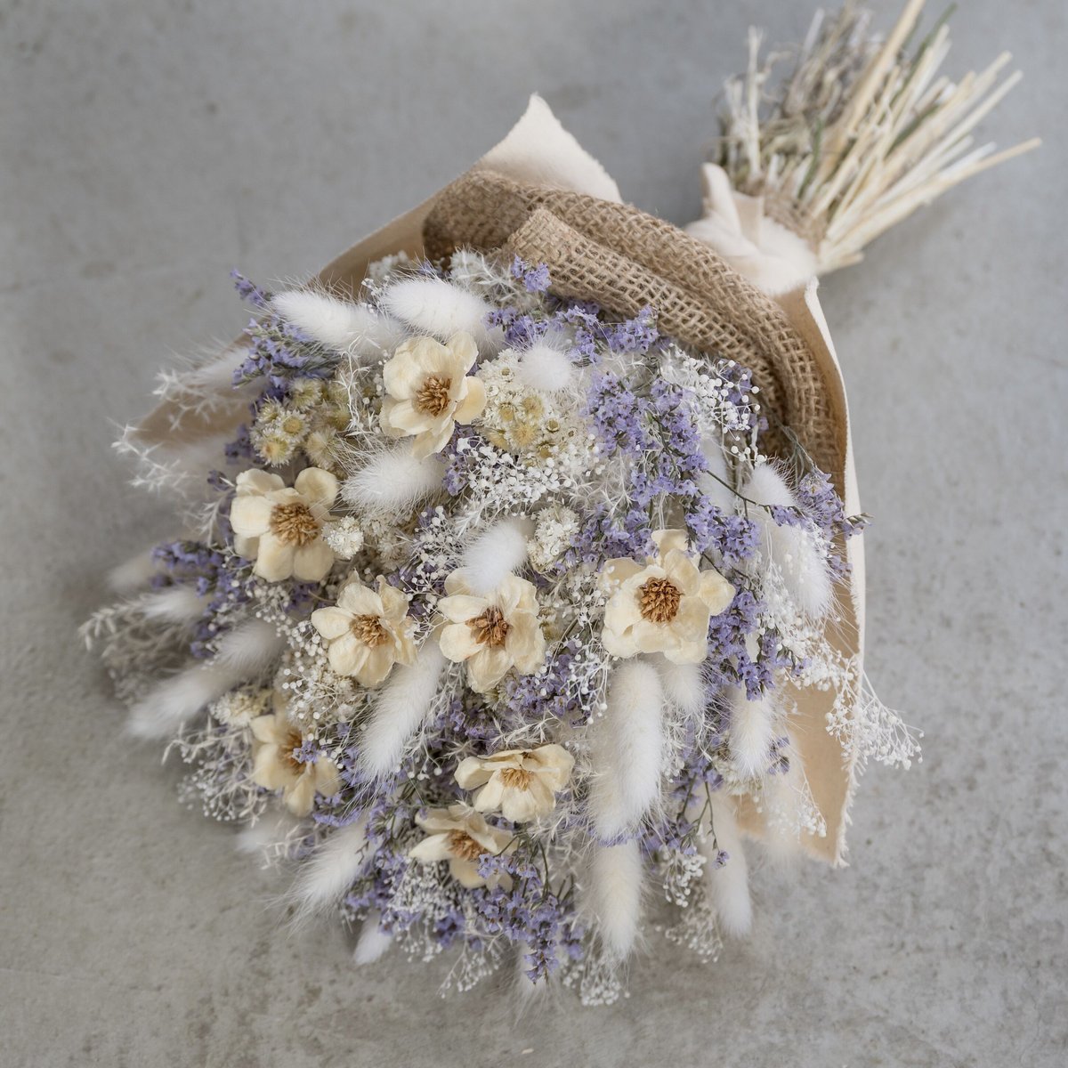 陽春〜ミモザとアネモネのスワッグ〜