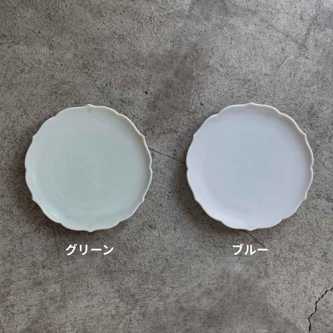 稜花皿 5寸 【町田幸】 | ドライフラワーと、うつわと暮らし。TOKYO