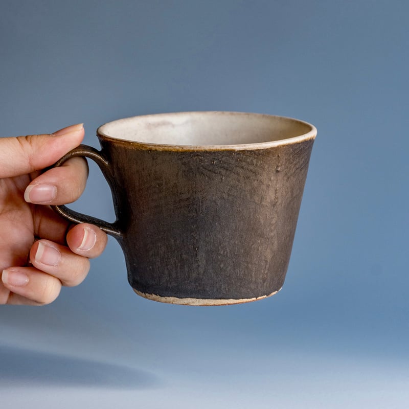 ヘリンボーンマグカップ【堂本正樹】 | ドライフラワーと、うつわと