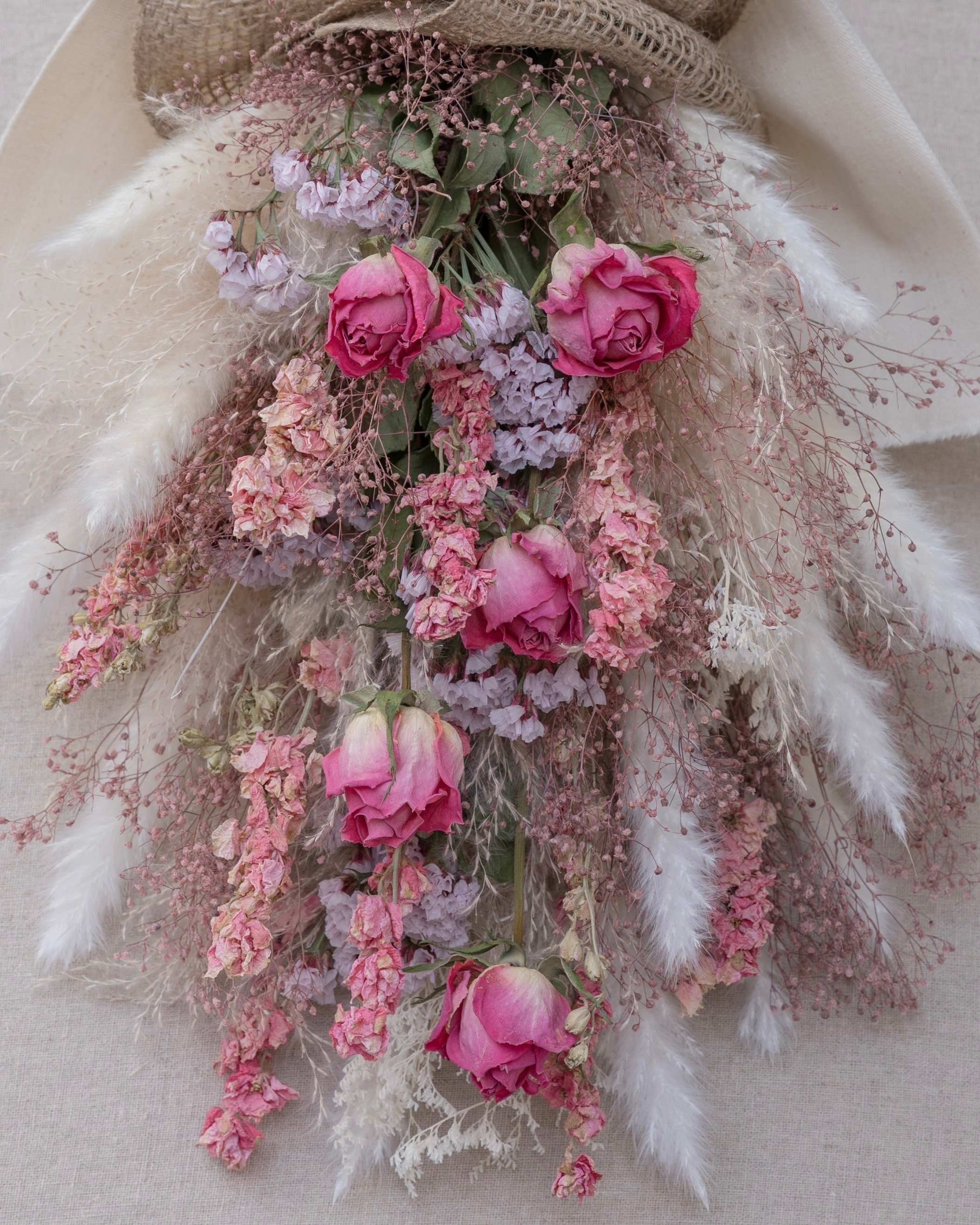 ドライフラワー★ナチュラルスワッグ★ミニ薔薇　紫陽花　インテリア♪1点物♪癒し♪ original