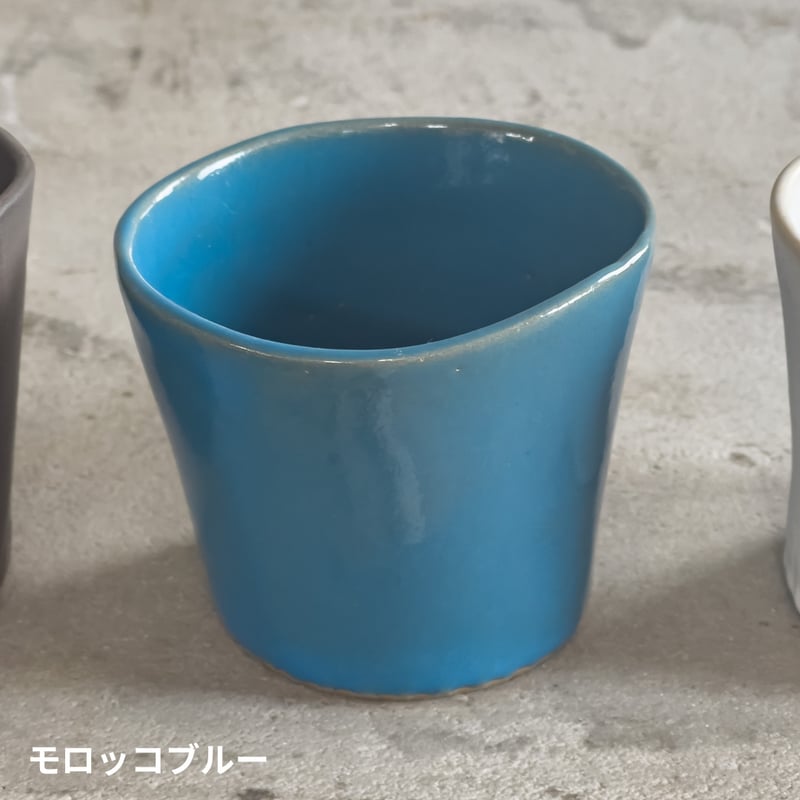 そばちょこ（黒サビ・モロッコブルー・白マット）【teto ceramics/石井