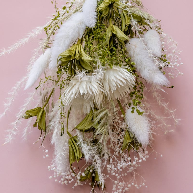 Tida Flowerの、ドライフラワーミニスワッグ | ドライフラワーと