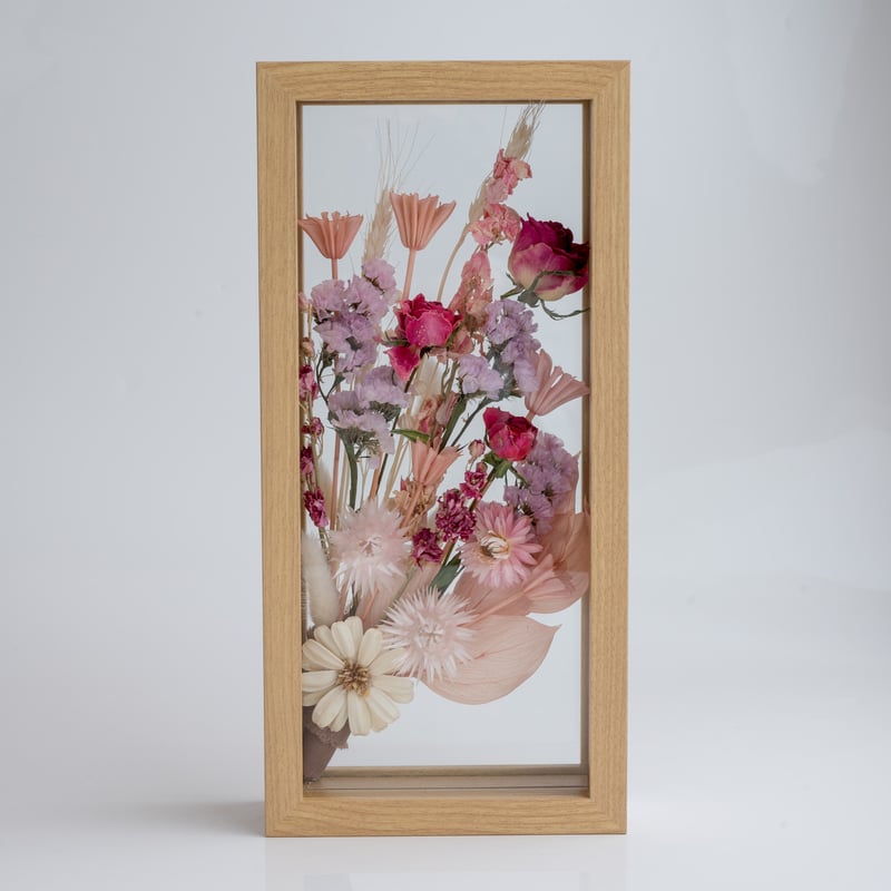 フレームフラワー長方形 ・ふつうスリム | ドライフラワーと、うつわと