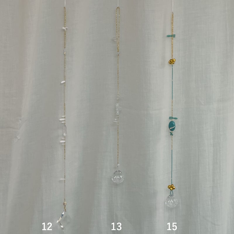 サンキャッチャー（12-Laputa、13-Moonlit Ocean、15-Turquois