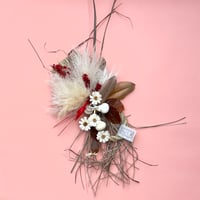 寒色系ドライフラワースワッグ | ドライフラワーと、うつわと暮らし