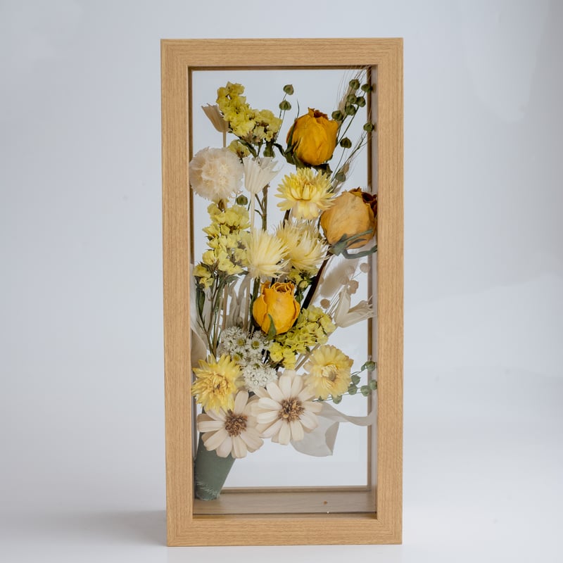 フレームフラワー長方形 ・厚めリッチ | ドライフラワーと、うつわと