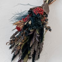 千日紅のフラワーボトル | ドライフラワーと、うつわと暮らし