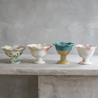 刷毛目 豆皿、4寸皿、5寸皿【池田大介】 | ドライフラワーと、うつわと