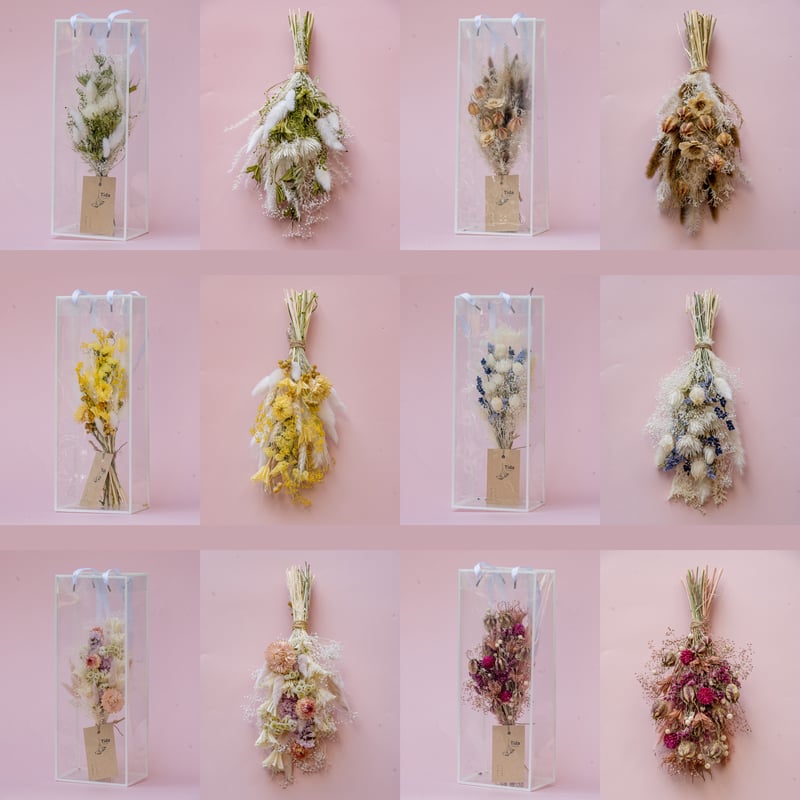Tida Flowerの、ドライフラワーミニスワッグ | ドライフラワーと