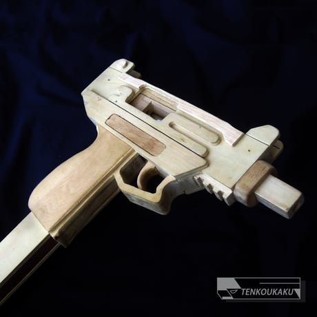 Blowback Rubber Band Machine Gun with Ejection Function・Micro UZI type（English version）