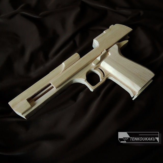 ブローバックする輪ゴム銃製作解説書PDFデータ・デザート