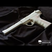 ブローバックする輪ゴム銃製作解説書PDFデータ・オートマグタイプ