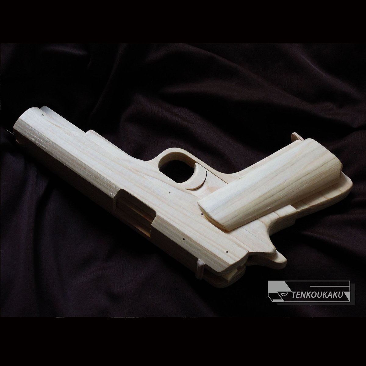 輪ゴム銃　ホワイト Blowback Rubber Band Gun ・SIG SAUER Type（English version
