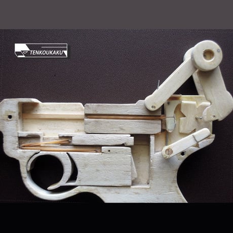 Blowback Rubber Band Gun ・Luger Type(Drawing only) Please check the item description.