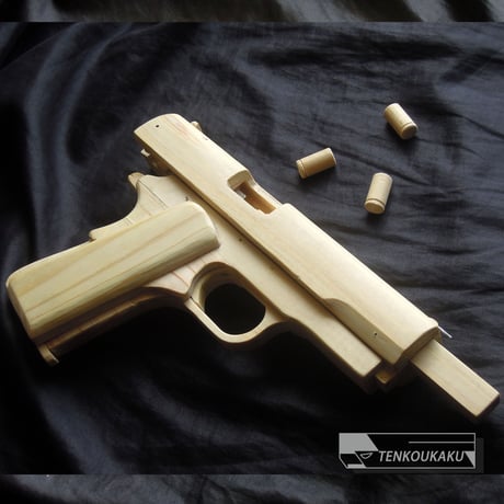 Shell Ejection Rubber Band Gun  Government type Ver.2（English version）