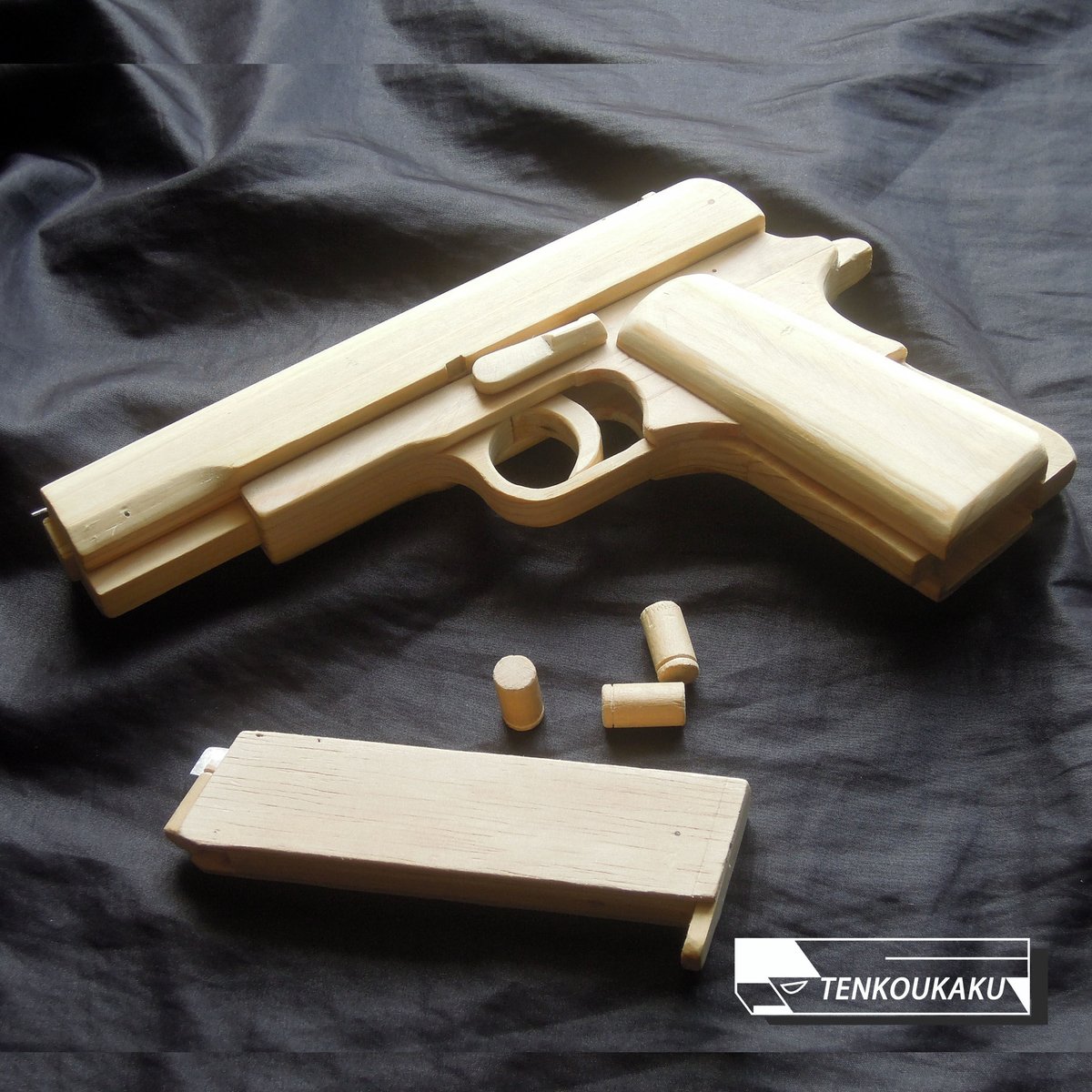 ブローバックする輪ゴム銃(排莢機能付)・ガバメント タイプ ブローバックする輪ゴム銃(排莢機能付)・ガバメント タイプ