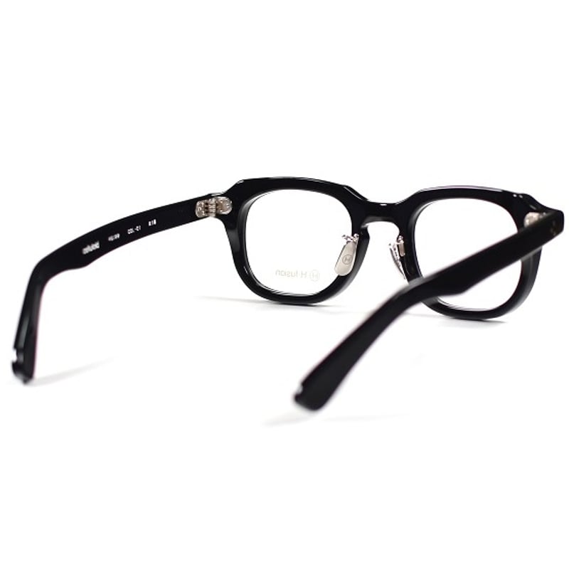 H-fusion LIGHT オーバルメガネ 黒とベッコウ H-fusion LIGHT オーバル