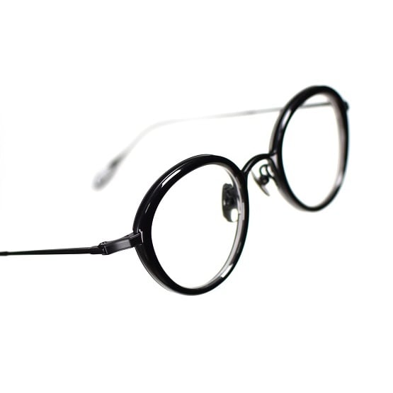 【YUICHI TOYAMA.】 U-159 V.Gertrud 01Black Yuichi Toyama - V. Gertrud (U-159) Eyeglasses | Specs Collective