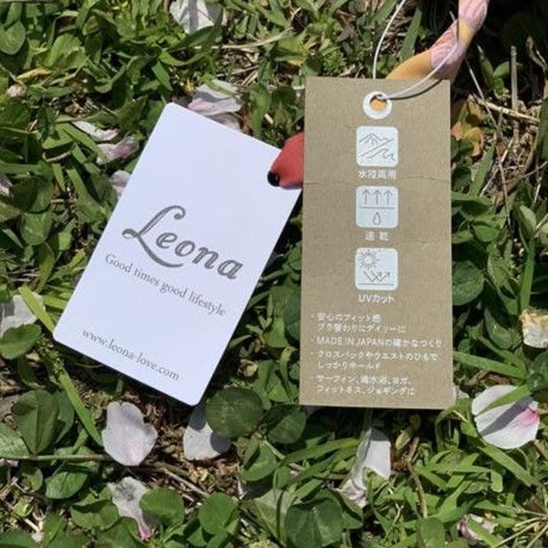 Leona surf 水陸両用ボタニカルリーフプリントレギンス | Nai'a by the