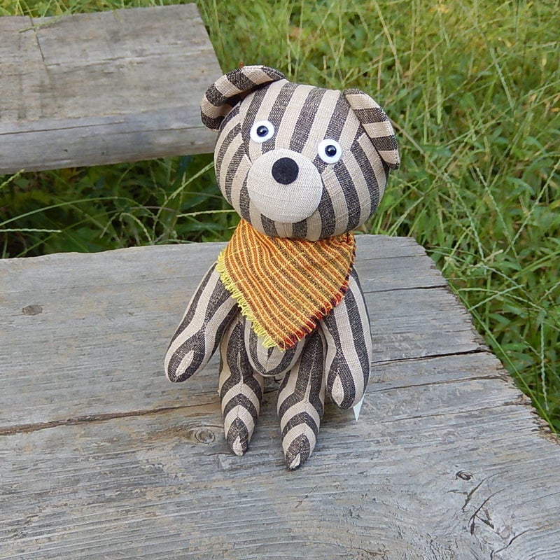 会津木綿のあいくー・しまくま