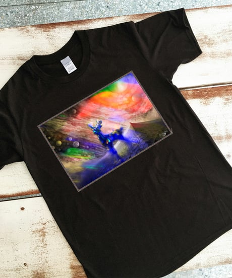 Ciervo Azul - 青い鹿 - / ハイグレードTシャツ Black