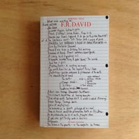 F.R David Spring 2012