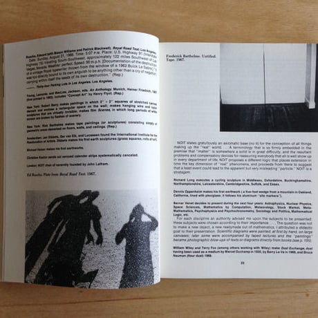 Six Years: The Dematerialization of the Art Object from 1966 to 1972 : A Cross-Reference Book of Information on Some Esthetic Boundaries : Consisting of a biblio