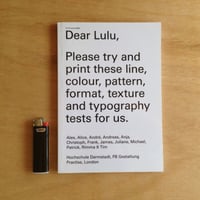 Dear lulu