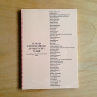 n Deed: Certificates of Authenticity in Art