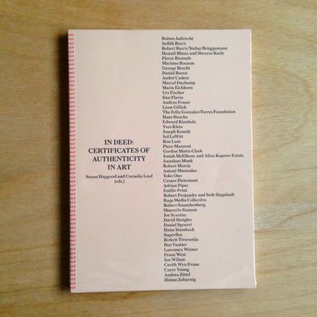 n Deed: Certificates of Authenticity in Art