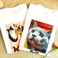 Ｔシャツ 白 オリジナル ペット グッズ カラープリント 昇華転写