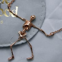 ヴィヴィアンウエストウッド スケルトンネックレス ピンクゴールド