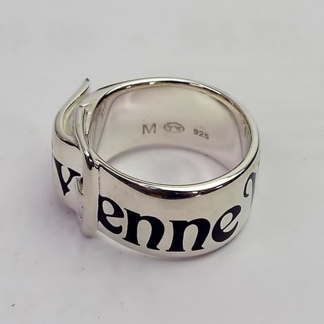 ヴィヴィアンウエストウッド ベルトリング シルバー サイズ：M (約14号)