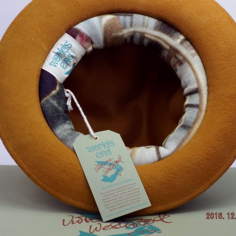 ヴィヴィアン worlds end マウンテンハット ウールフェルト 濃青系