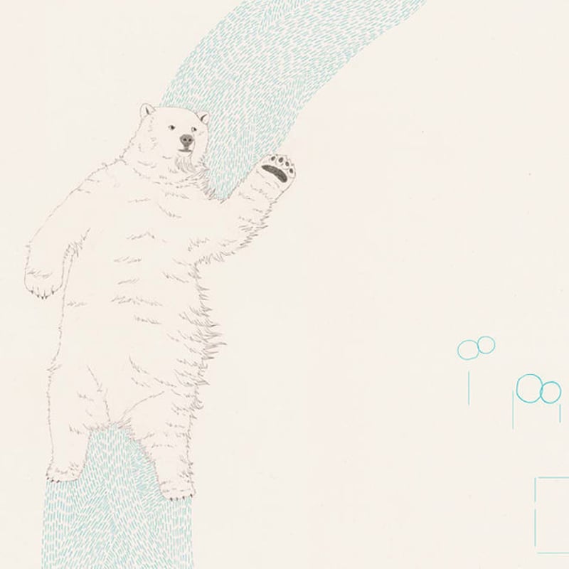 in a square space 」ミナ ペルホネン 個展限定ポスター in a square space 」ミナ ペルホネン 個展限定ポスター