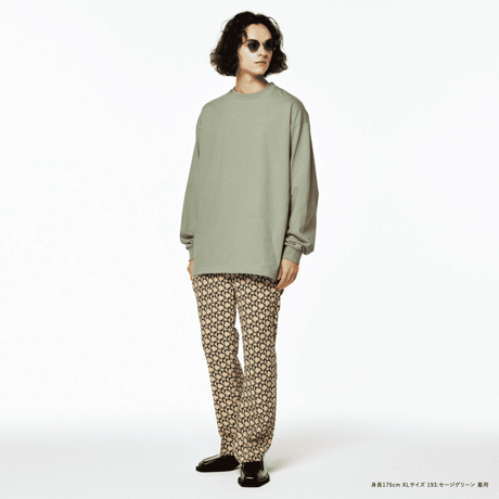 ATガム 長袖Tシャツ / 6.2オンス プレミアム ロングスリーブ / アッシュ