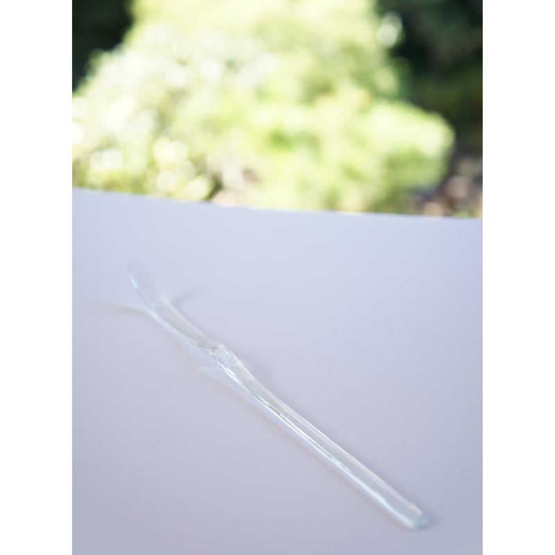 硝子の茶杓 クリアー | sasakishoko glassworks