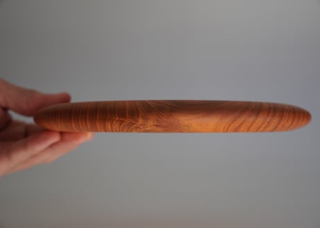 21cm 欅皿　オイル仕上げ【両面仕様】