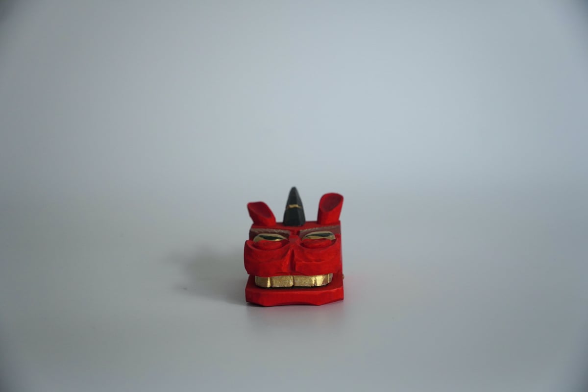 木彫　作家物　獅子頭 麒麟獅子頭【木彫】 | COCOROSTORE