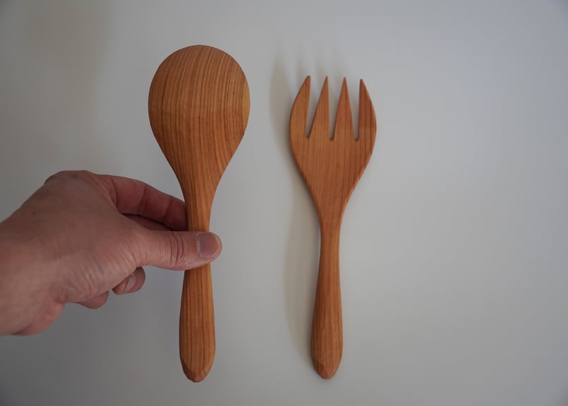 サーバースプーン サラダ 金工作家 鎚起 つちめ サーバースプーン サラダ 金工作家 鎚起 つちめ サーバースプーン