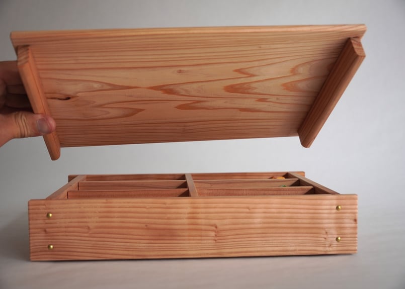 信夫工芸店 12支セット （こどもサイズ）杉木箱付き | COCOROSTORE