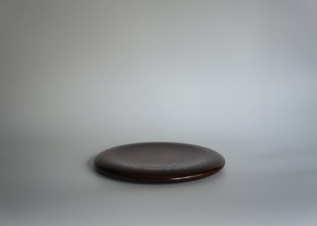 21cm 欅皿　拭き漆仕上げ【両面仕様】