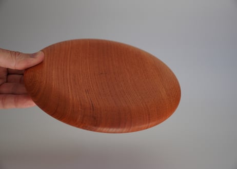 18cm 欅皿　オイル仕上げ【両面仕様】