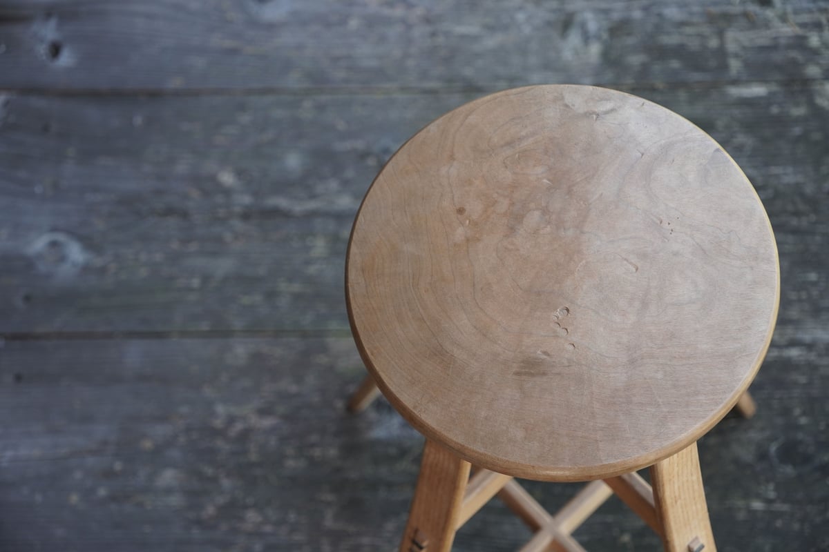 ワーク・スツール【ハンドメイド　オリジナル】 ワーク・スツール【ハンドメイド オリジナル】