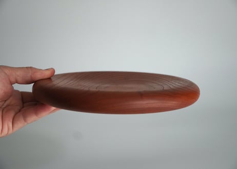 21cm 欅皿　オイル仕上げ【両面仕様】