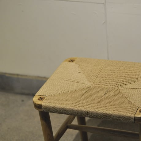 栗 スツール（ペーパーコード）